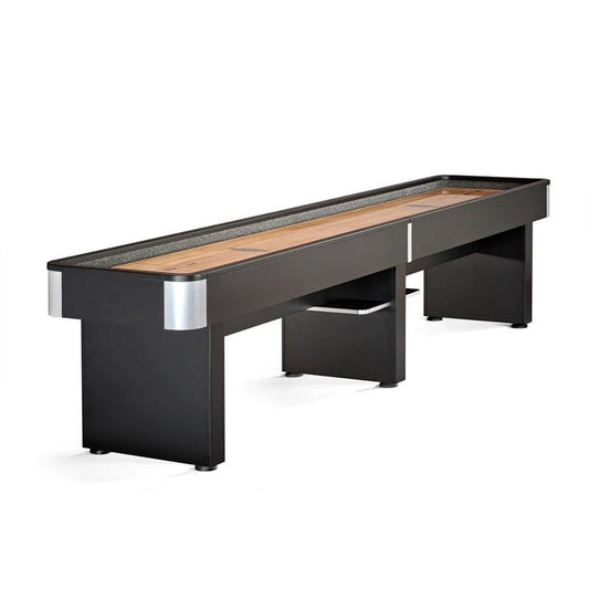 Brunswick Delray 12ft Shuffleboard Table - Matte Black - Games Room