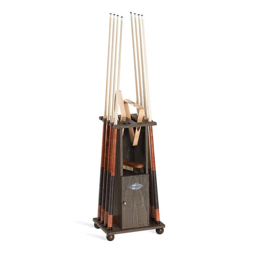 Brunswick Heritage Floor Cue Rack - Driftwood (add on) - Games Room