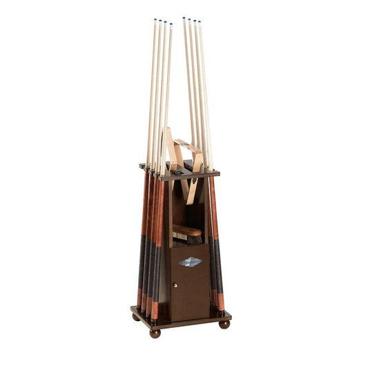 Brunswick Floor Cue Rack - Heritage Expresso (add on) - Games Room