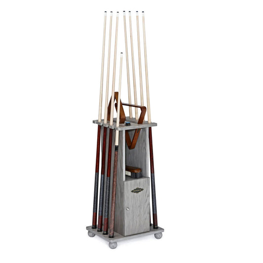 Brunswick Floor Cue Rack - Rustic Grey (add on)