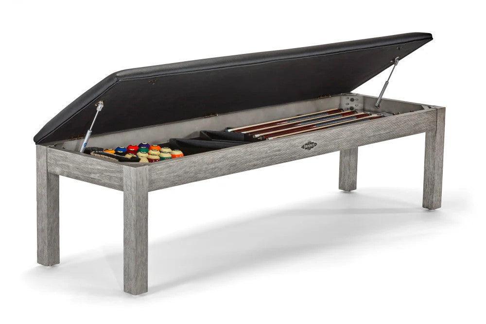 Brunswick Sanibel 8ft American Pool Table - Rustic Grey - Games Room